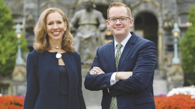 Paul Lanzone and Julia Farr